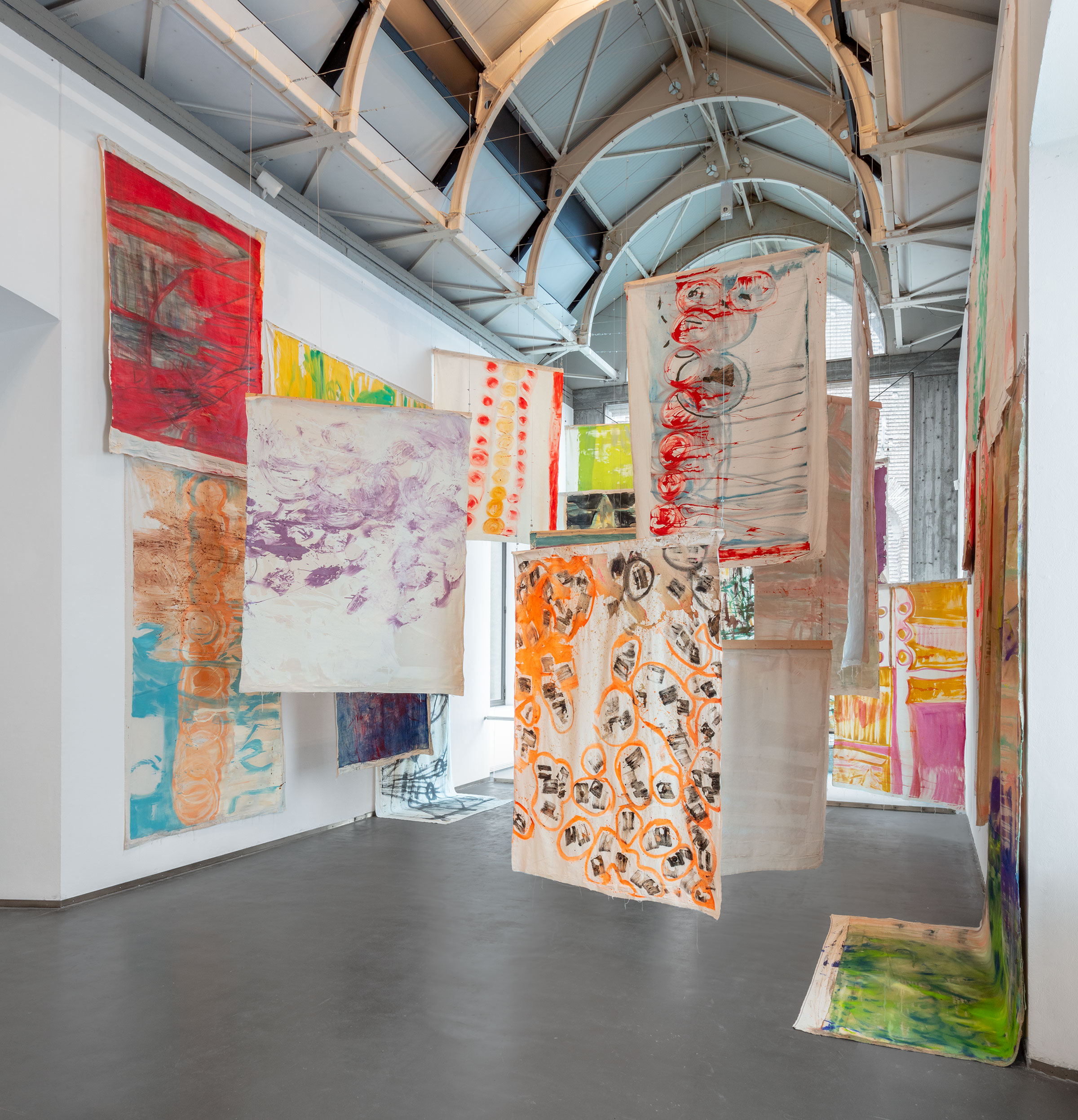 Vivian Suter, installation view